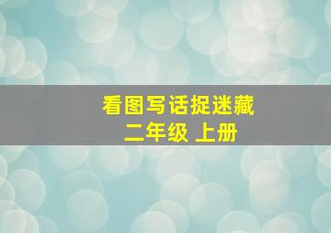 看图写话捉迷藏 二年级 上册